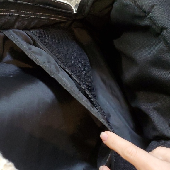 Pink VS Rare Sherpa Large Campus Backpack - Picture 11 of 14